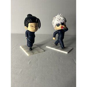 Jujutsu Kaisen Gojo Satoru & Geto Suguru PVC Figurines On Display Bases